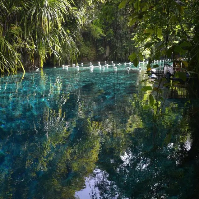 the magical Hinatuan Enchanted River   