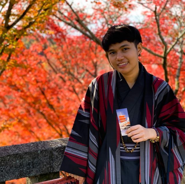 รีวิวใส่ชุดกิโมโน เที่ยวเมืองเกียวโต 🍁⛩️