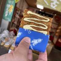 宝来家で煎餅たべあるき