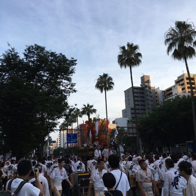 【博多祇園山笠】早朝の走る山笠