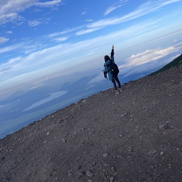 富士登山登頂！