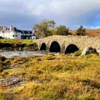 THE ENCHANTED OLD SLIGACHAN BRIDGE.