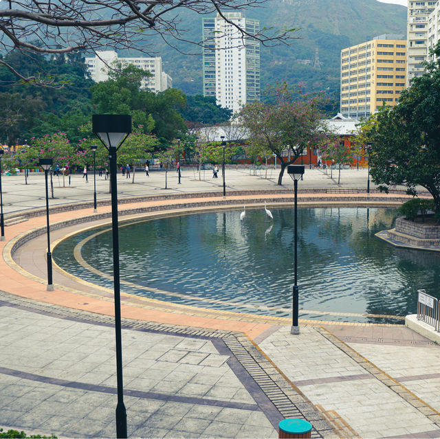 สวนสาธารณะใหญ่ ที่สุดสายรถไฟฟ้า Tuen mun 