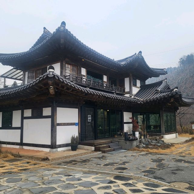 계룡 대형한옥카페 연리지