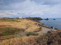 Strolling at Seopjikoji at Jeju Island