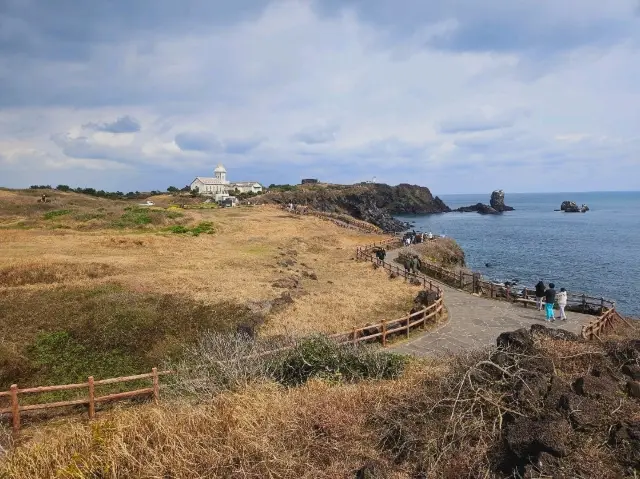 Strolling at Seopjikoji at Jeju Island