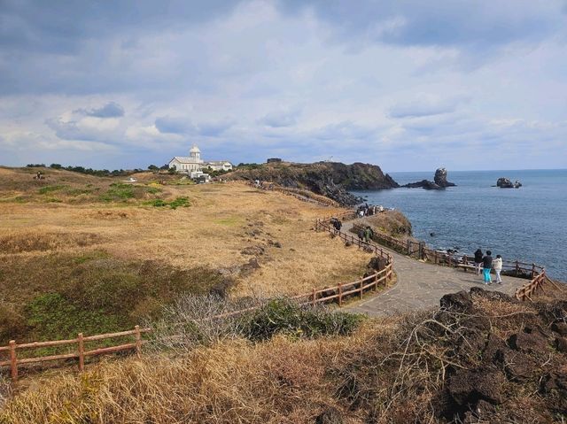 Strolling at Seopjikoji at Jeju Island