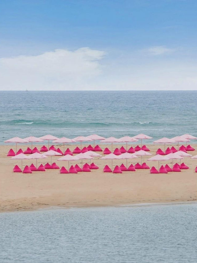 少女心爆棚的粉紅沙灘 秒出大片！