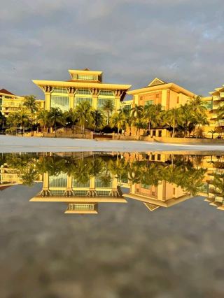 The prestigious five-star resort