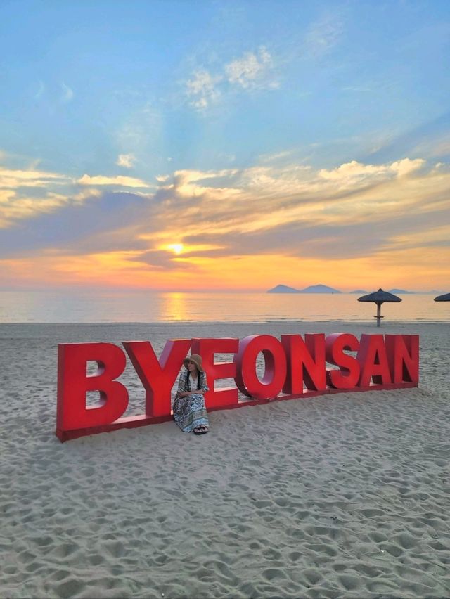일몰이 아름다운 변산에서 즐기는 여름휴가🧡