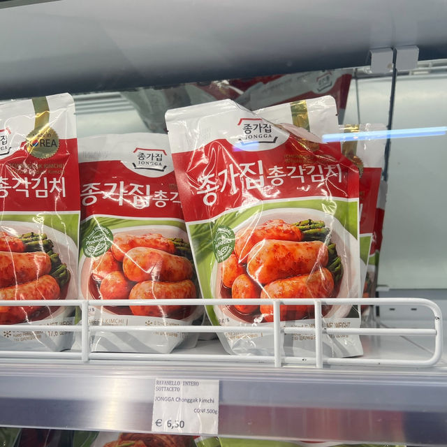 이탈리아 로마의 한국슈퍼마켓