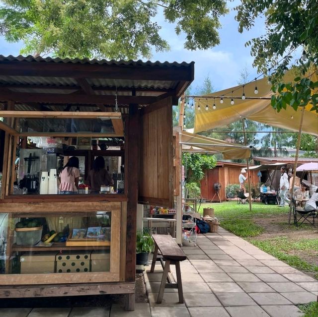 ร้านคาเฟ่ ดอกไม้ ประตู แจกัน วิลเลจ 