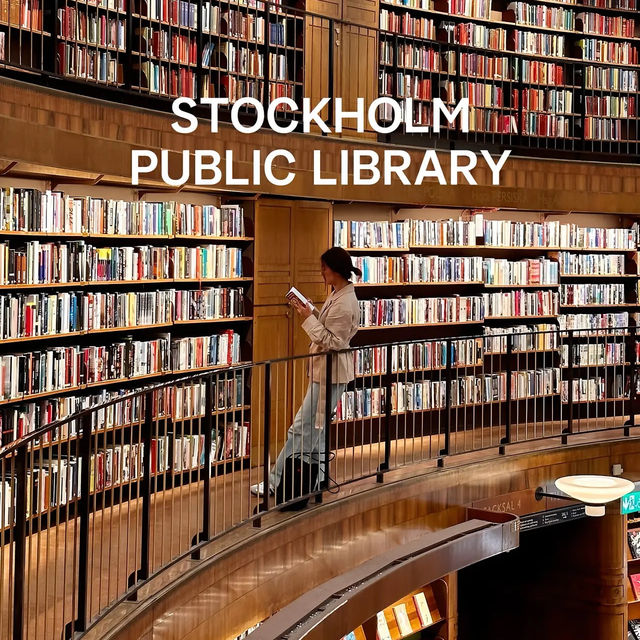 สวีเดน || STOCKHOLM Public Library 📚