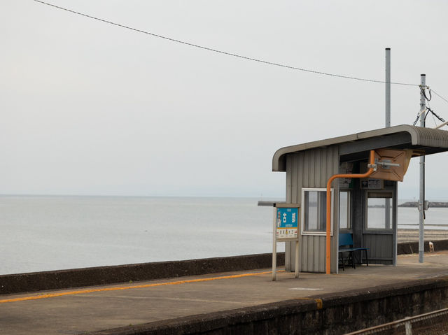 [長崎] 一個人在無人車站古部駅看海