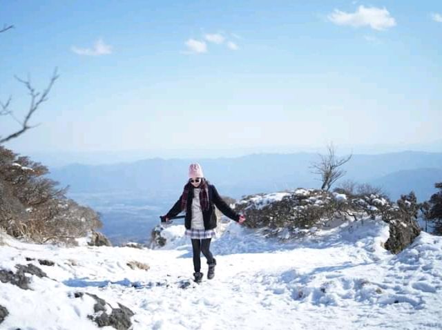 หิมะที่คิวชู ฟุกุโอกะให้มาที่นี่เลยBeppu Ropeway