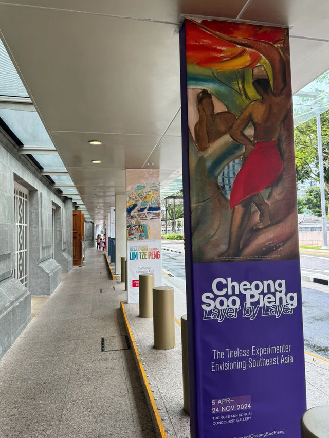 A tour to National Gallery of Singapore ❤️
