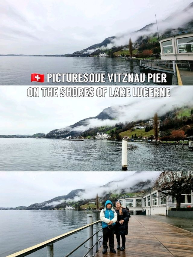 🇨🇭 Picturesque Vitznau Pier on the shores of Lake Lucerne