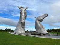 The Kelpies in Falkirk : A fusion of history, art and nature.