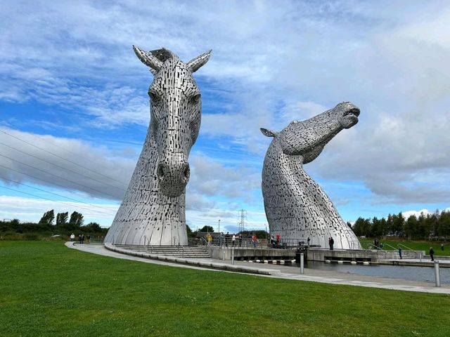 The Kelpies in Falkirk : A fusion of history, art and nature.