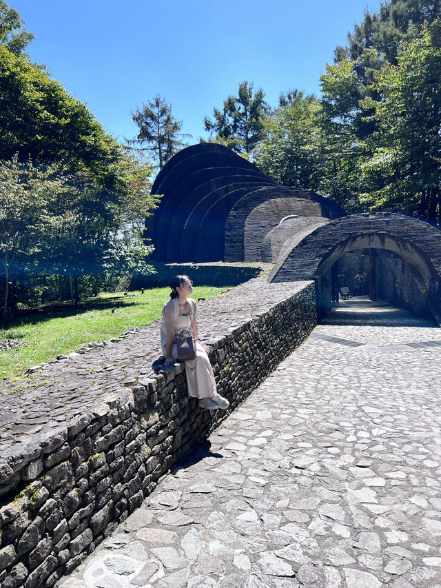 【軽井沢】石で作られた教会⛪️