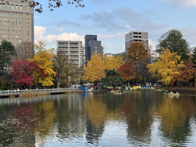 札幌市區賞楓景點～中島公園