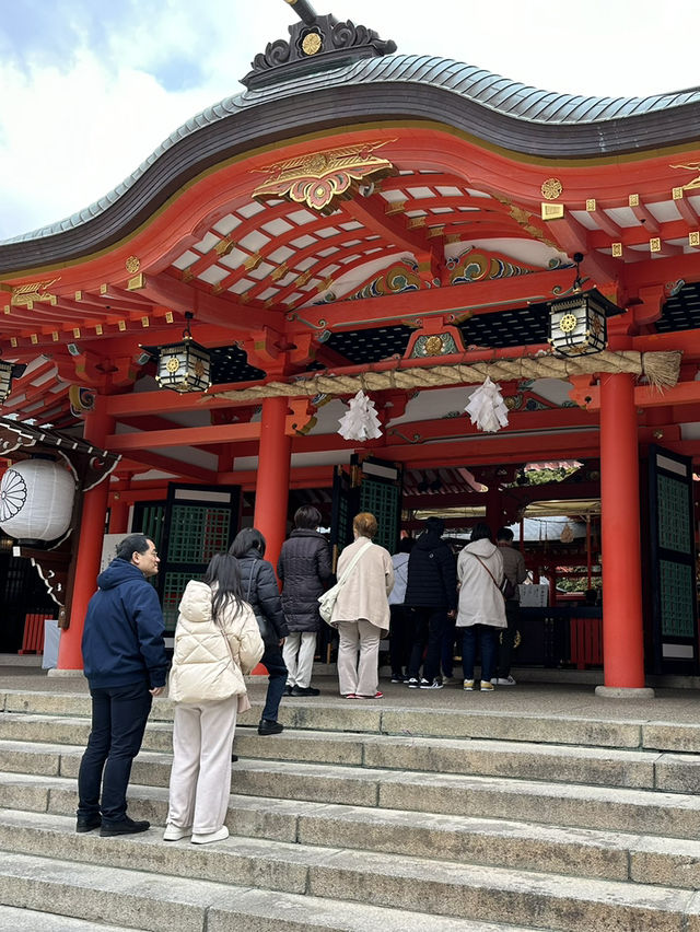 【大阪】神戶生田神社⛩️試玩結緣水占卜💦