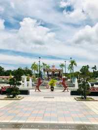 “The Shimmering Gateway: Jerudong Park’s Crystal Arch”