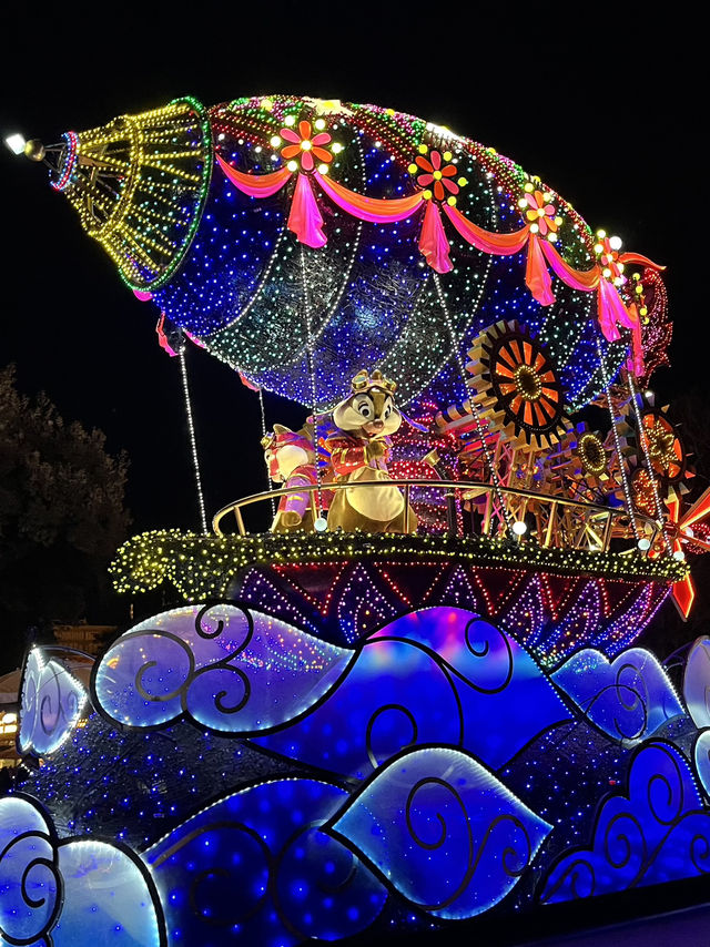 【ディズニー】ディズニーランドのナイトパレード！