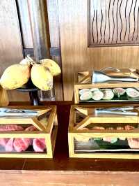Breakfast buffet ที่โรงแรม Alila Ubud บาหลี