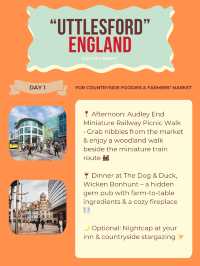 Uttlesford itinerary ✨✈️