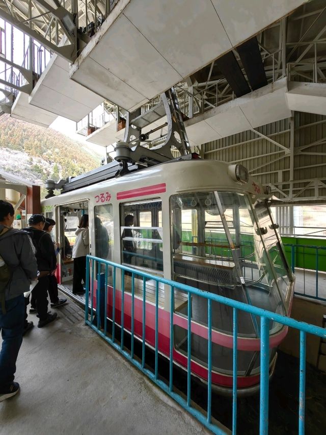 陰雨下別府纜車上山頂