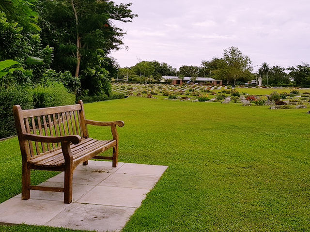 Labuan War Cemetery: Where History Whispers Among the Flowers 🌺✝️