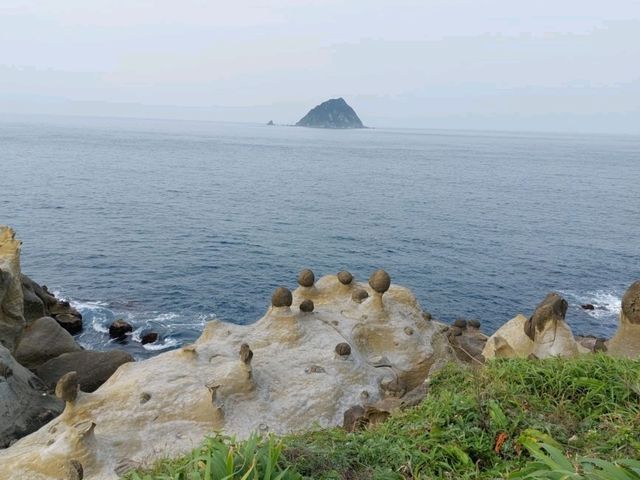Beautiful view at Heping Island Geopark, Keelung, Taiwan