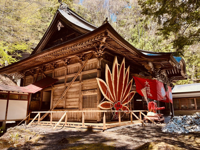 【日本三大天狗】6.5mの天狗面と10年に一度の大開張