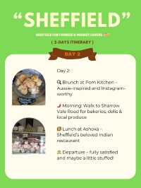 Sheffield for Foodies & Market Lovers 🍜