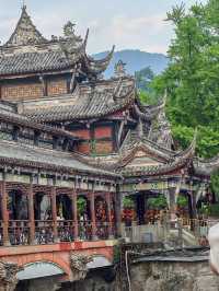 สะพาน langqiao Dujiangyan 