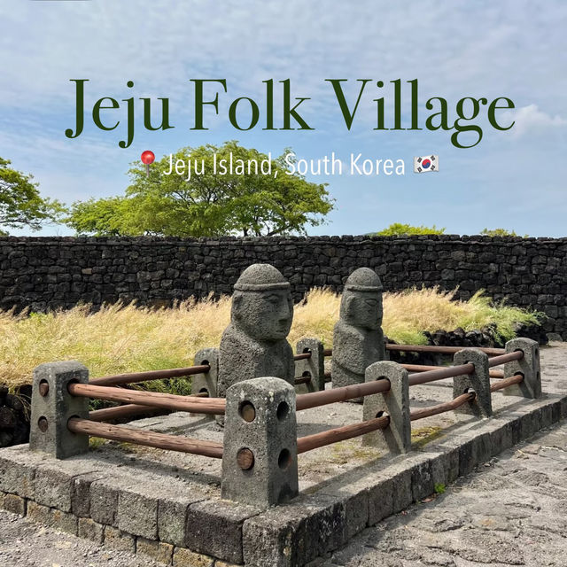 Cultural Fun Fact | Jeju Folk Village Edition 🌾🪨