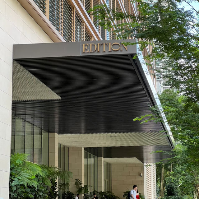 🏨 The Singapore EDITION: A Masterpiece of Detail & Green Design