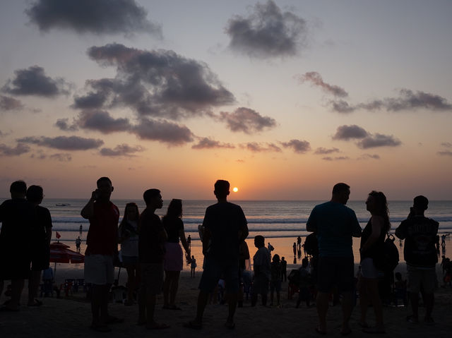 Sundown Stories: Kuta Beach in Golden Mode
