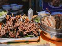 Bún Thịt Nướng Chả Giò ร้านหมูย่างข้างถนน