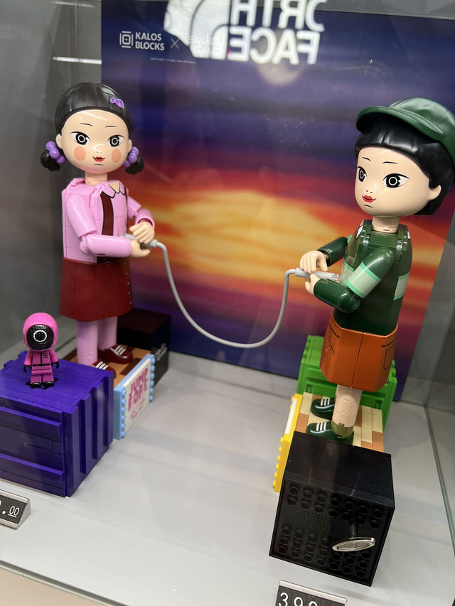 好喜歡香港尖沙咀魷魚遊戲3快閃展😍
