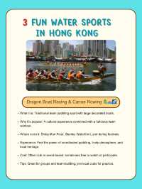 3 Fun water sports in Hongkong 🇭🇰