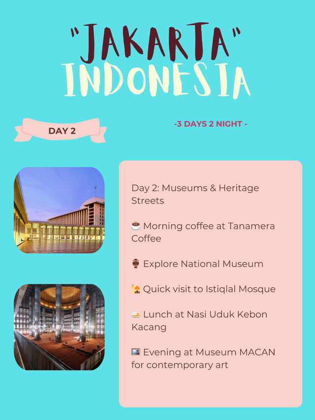 🇮🇩 Jakarta Itinerary 16: History & Colonial Charm 🏛️📜