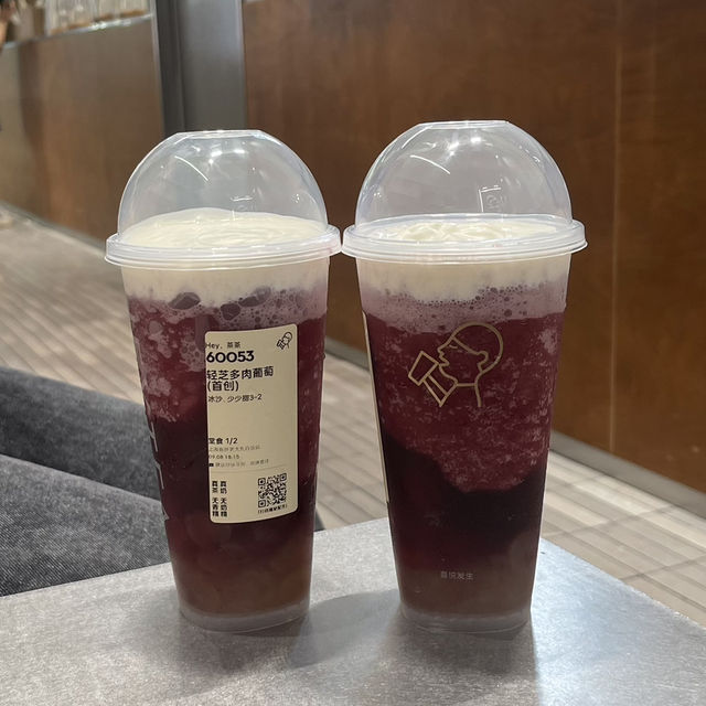 รีวิวชาองุ่นครีมชีสแสนอร่อย HEYTEA 🍇
