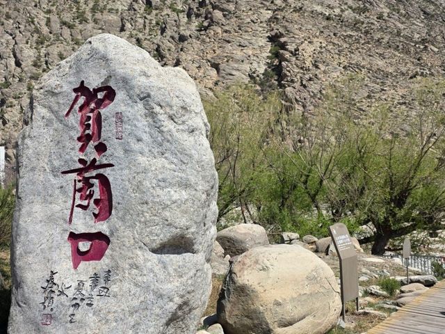 賀蘭山尋蹤⛰️🧭見岩畫驚嘆千年，憾未遇靈動岩羊🐐