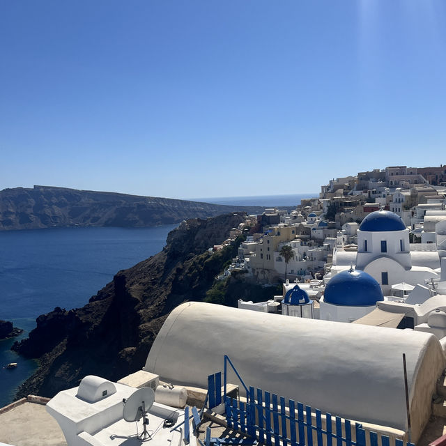 🇬🇷希臘聖托里尼-3 domes viewpoint