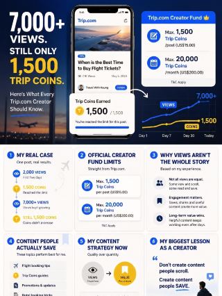 ✈️ I Thought More Views Meant More Trip Coins… Until One Post Changed My Mind.