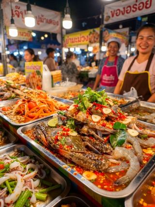 จ๊อดแฟร์ (Jodd Fairs) ย่านดินแดง กรุงเทพฯ พิกัดเด็ดตลาดนัดกลางคืนที่สายกินห้ามพลาด!