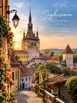 🏰 ป้อมปราการซีกีโซอารา (Sighișoara Citadel) 🇷🇴
เมืองเก่าบนเนินเขาที่ราวกับหลุดออกมาจากนิทานยุโรปยุคกลาง ✨

เสน่ห์ของซีกีโซอาราไม่ได้มีเพียงกำแพงเมืองโบราณ แต่คือบรรยากาศของถนนหิน บ้านสีสันละมุน และหอคอยเก่าแก่ที่เรียงรายอยู่ท่ามกลางเมืองเล็ก ๆ แห่งนี้ ทุกมุมให้ความรู้สึกคลาสสิกและเปี่ยมด้วยเรื่องราว 🏘️

ไฮไลต์ที่ไม่ควรพลาดคือ หอนาฬิกาซีกีโซอารา จุดเด่นของเมืองที่มองเห็นหลังคาเมืองเก่าและทิวทัศน์โดยรอบได้อย่างงดงาม รวมถึง บันไดนักเรียน บันไดไม้เก่าแก่ที่ทอดขึ้นสู่โบสถ์บนเนินเขา

🌿 หากกำลังมองหาสถานที่ที่ให้ทั้งความโรแมนติก ประวัติศาสตร์ และเสน่ห์แบบยุโรปยุคกลาง ซีกีโซอาราคือเมืองที่ควรเก็บไว้ในลิสต์โรมาเนียอย่างยิ่ง

📍 Sighișoara Citadel, Romania
💫 “เมืองเก่าที่เวลาเหมือนหยุดนิ่ง…เพื่อเก็บความงดงามไว้ให้นานที่สุด”

#Sighisoara #Romania #เที่ยวโรมาเนีย #เมืองเก่ายุโรป
