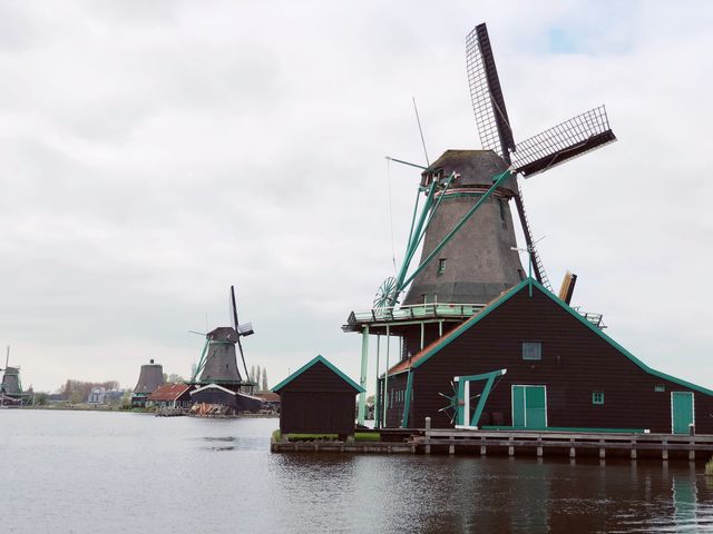 Zaanse Schans Windmills in Netherlands
